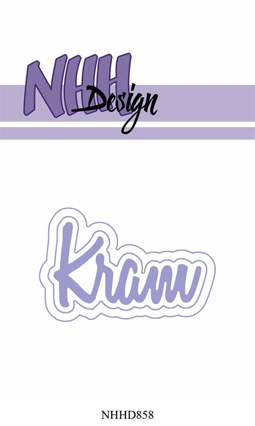  NHH Design dies Kram med dobbelt skygge 6,5x4,3cm